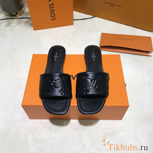 Louis Vuitton LV Revival Flat Mule Black  - 1