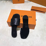 Louis Vuitton LV Revival Flat Mule Black  - 3