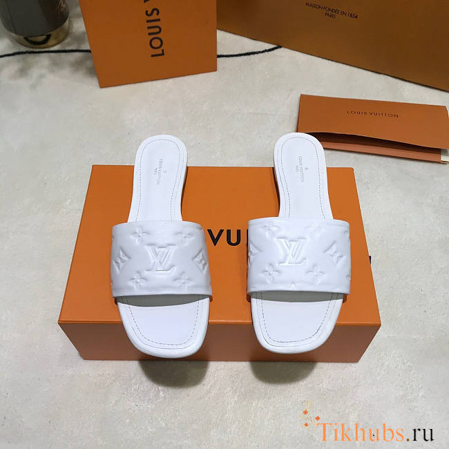 Louis Vuitton LV Revival Flat Mule White - 1