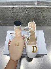 Dior C'est Slingback Pump White Patent Calfskin 8cm - 4