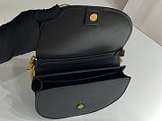 Chloe Marcie Chain Flap Bag Black 22.5x15.5x7cm - 5
