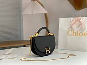 Chloe Marcie Chain Flap Bag Black 22.5x15.5x7cm - 4