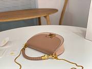 Chloe Marcie Chain Flap Bag Pink 22.5x15.5x7cm - 5