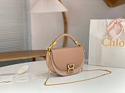 Chloe Marcie Chain Flap Bag Pink 22.5x15.5x7cm - 4