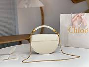 Chloe Marcie Chain Flap Bag White 22.5x15.5x7cm - 5