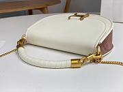 Chloe Marcie Chain Flap Bag White 22.5x15.5x7cm - 4