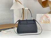 Chloe Penelope Medium Soft Shoulder Bag Black 35x24x13cm - 5