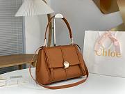 Chloe Penelope Medium Soft Shoulder Bag Brown 35x24x13cm - 3