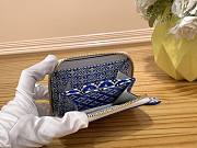 Louis Vuitton LV Zippy Coin Purse Blue 11x8.5x2cm - 3