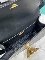 Prada Emblème Saffiano Shoulder Bag Black 22x15x6cm - 3