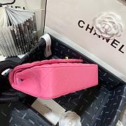 Chanel Medium Classic Flap Bag Lambskin Pink Gold 25cm - 6