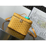 Goyard Muse Vanity Case Bag Yellow 16x14x20cm - 1