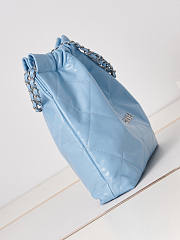 Chanel 22 Handbag Blue 38x42x8cm - 3