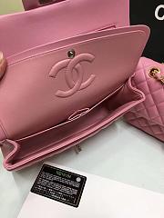 Chanel Medium Flap Bag Lambskin Pink 25cm - 2