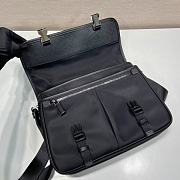 Prada SHW Shoulder Bag Nylon Black 32x24x12cm - 4