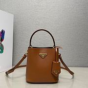 Prada Small Panier Bag Brown 15x16x9.5cm - 1