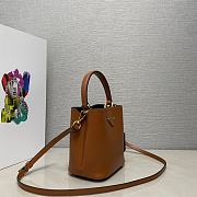 Prada Small Panier Bag Brown 15x16x9.5cm - 3