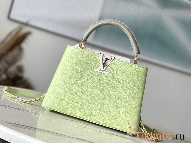 Louis Vuitton LV Capucines Green BB 27x18x9cm - 1