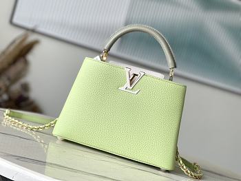 Louis Vuitton LV Capucines Green BB 27x18x9cm