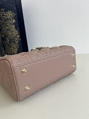 Dior Small Lady Bag Rose 20cm - 2