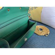 Valentino Loco Small Chain Shoulder Bag Green 20x11x5cm - 4