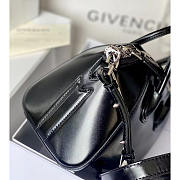 Givenchy Antigona Tote Glazed Mini Silver Metal Black 23x27x13cm - 4