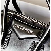 Givenchy Antigona Tote Glazed Mini Silver Metal Black 23x27x13cm - 2