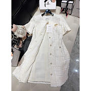 Chanel Tweed Dress White - 2