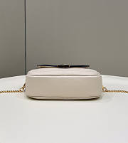 Fendi Easy Baguette White Bag 19x11x5cm - 4