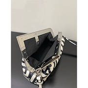 Fendi First Small Black White 26x9.5x18cm - 4