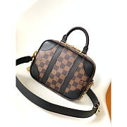 Louis Vuitton LV Valisette Souple BB Bag Black 21x16x7cm - 5