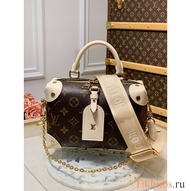 Louis Vuitton LV Petite Malle Souple Cream 20 x 14 x 7.5 cm - 1