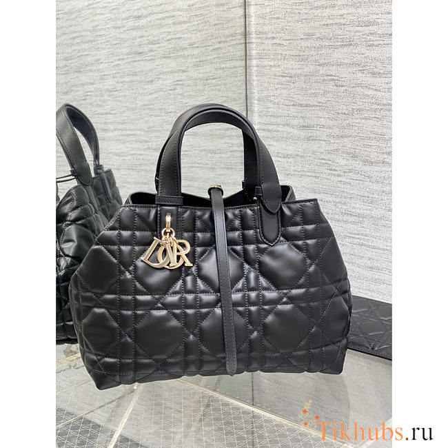 Dior Medium Toujour Bag Black 28.5x19x21cm - 1