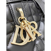 Dior Medium Toujour Bag Black 28.5x19x21cm - 3