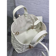 Dior Medium Toujour Bag White 28.5x19x21cm - 6