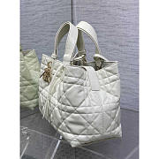 Dior Medium Toujour Bag White 28.5x19x21cm - 5