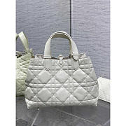 Dior Medium Toujour Bag White 28.5x19x21cm - 4
