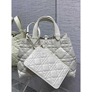 Dior Medium Toujour Bag White 28.5x19x21cm - 2