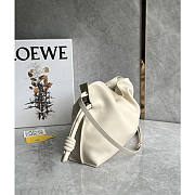 Loewe Flamenco Clutch Bag White 30x24.5x10.5cm - 5