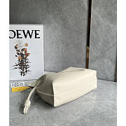 Loewe Flamenco Clutch Bag White 30x24.5x10.5cm - 3