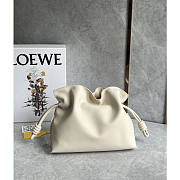 Loewe Flamenco Clutch Bag White 30x24.5x10.5cm - 2