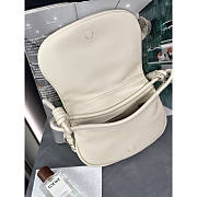 Loewe Paseo Satchel Bag White 25x17x8cm - 6