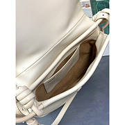 Loewe Paseo Satchel Bag White 25x17x8cm - 5