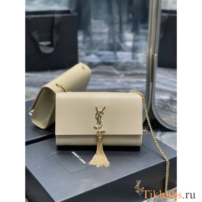 YSL Kate Beige Gold 24x14.5x5cm - 1