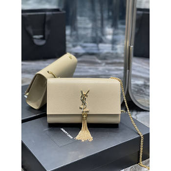 YSL Kate Beige Gold 24x14.5x5cm