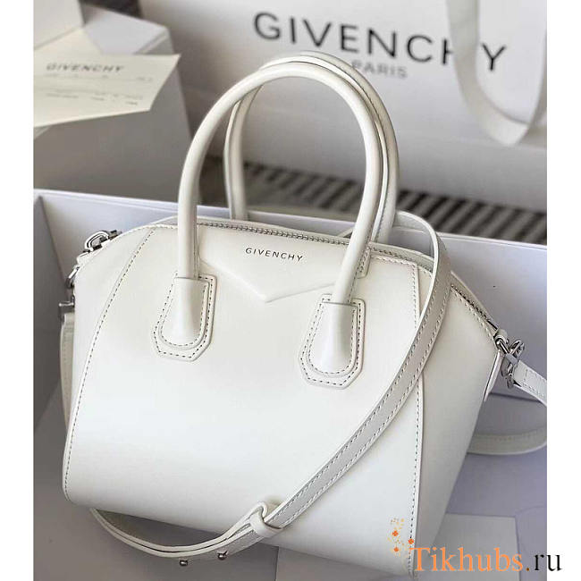 Givenchy Antigona Tote Glazed Mini White 23x27x13cm - 1