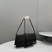 Jacquemus Le Bambino Long Flap Bag Black 28x13.5cm - 2