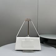 Jacquemus Le Bambino Long Flap Bag White 28x13.5cm - 5