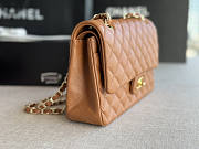 Chanel Flap Bag Caviar Gold Caramel 25cm - 5