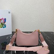 Prada Re-Edition 2005 Saffiano Leather Bag Pink 22x18x6cm - 5